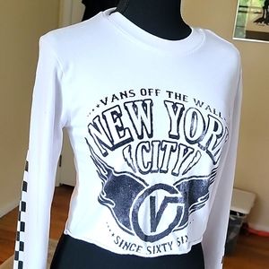 Vans cropped tee